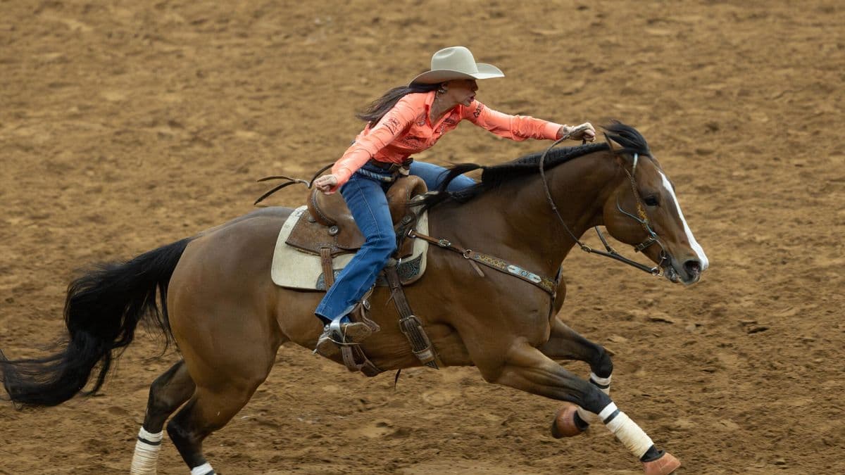 Megan McLeod Sprague at the San Antonio Stock Show & Rodeo.