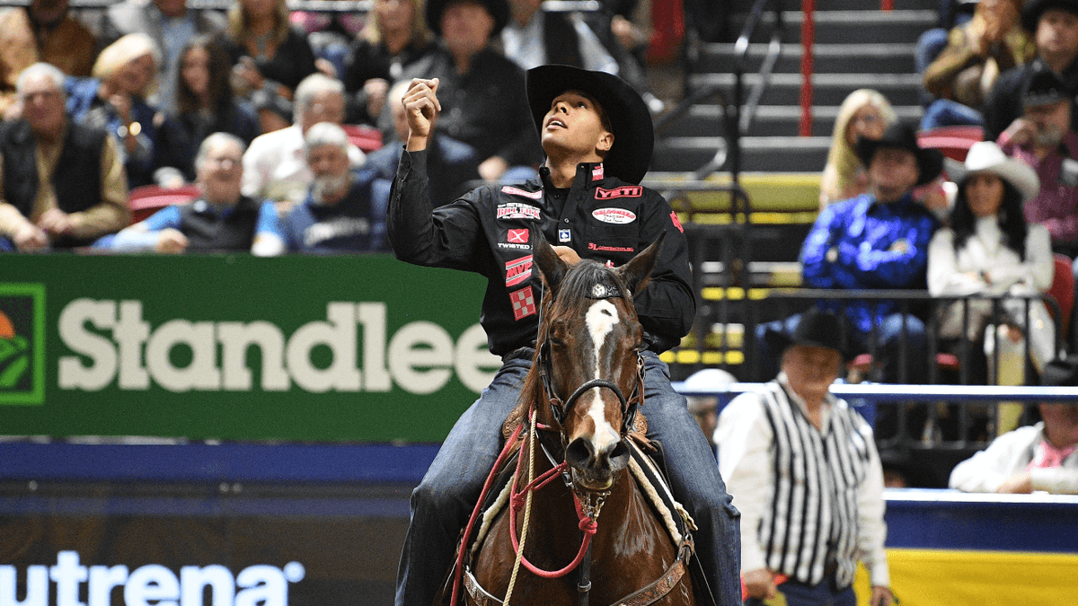 Shad Mayfield cashes his first check of the 2023 NFR with a Round 4 win.
