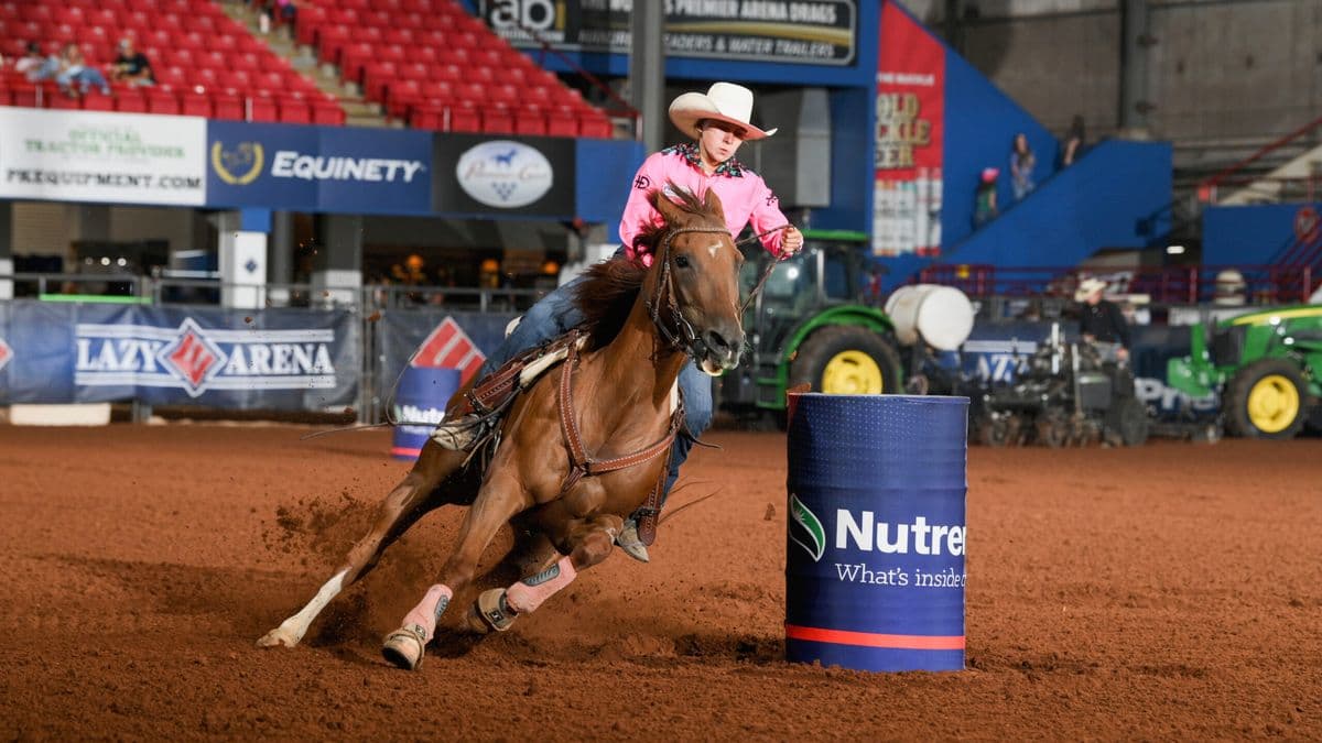 Kelsey Higgs WCJR barrel racing