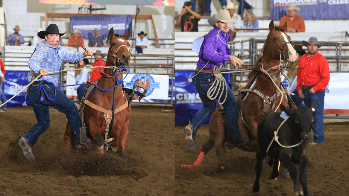 Trey Young and Dalton Porch at the 2026 Badlands Circuit Finals.