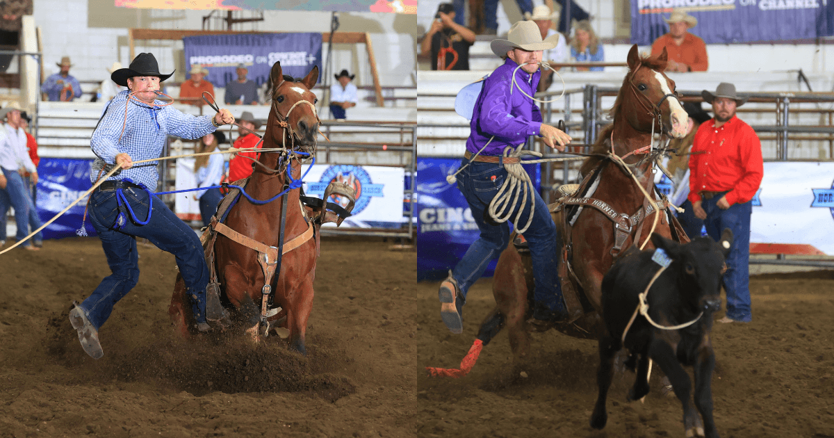 Trey Young and Dalton Porch at the 2026 Badlands Circuit Finals.