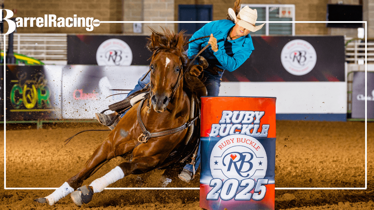Taylor Langdon and Hes Got The Sting Ruby Buckle