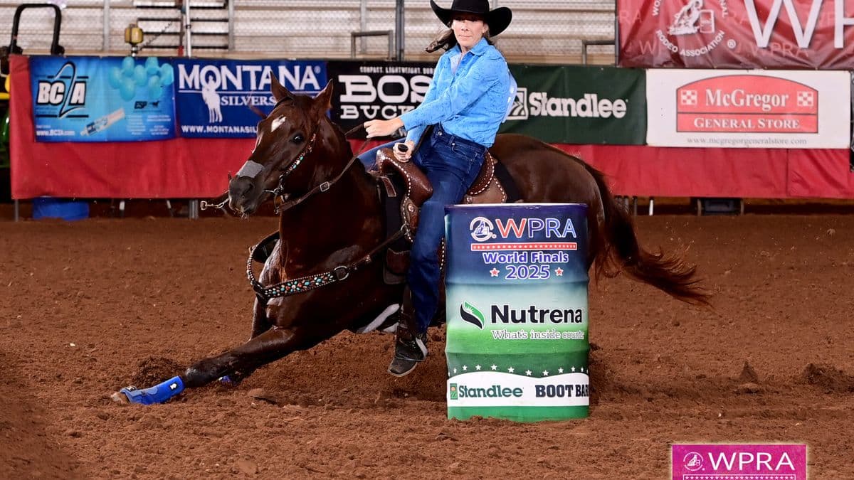 Gracen Harman barrel racing