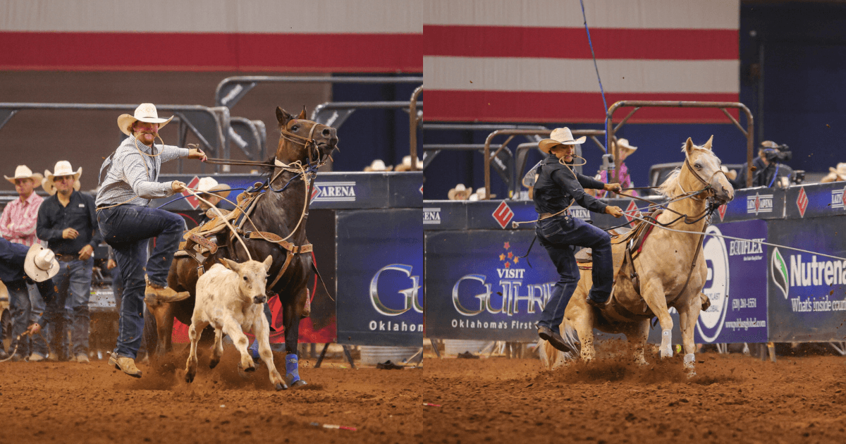 Colton Charleston and Dawson Mathis at the 2026 WCJR.