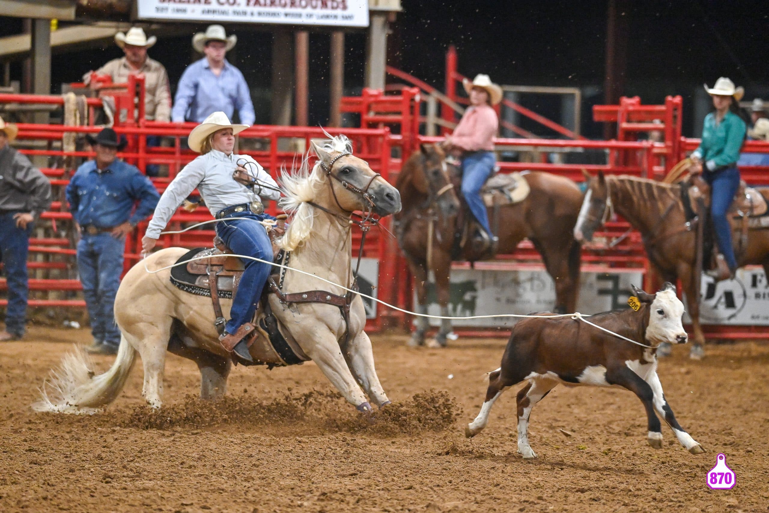 Laramie Johnson's "Easy" was a larger-than-life gelding with a no-fuss method in the breakaway pen.