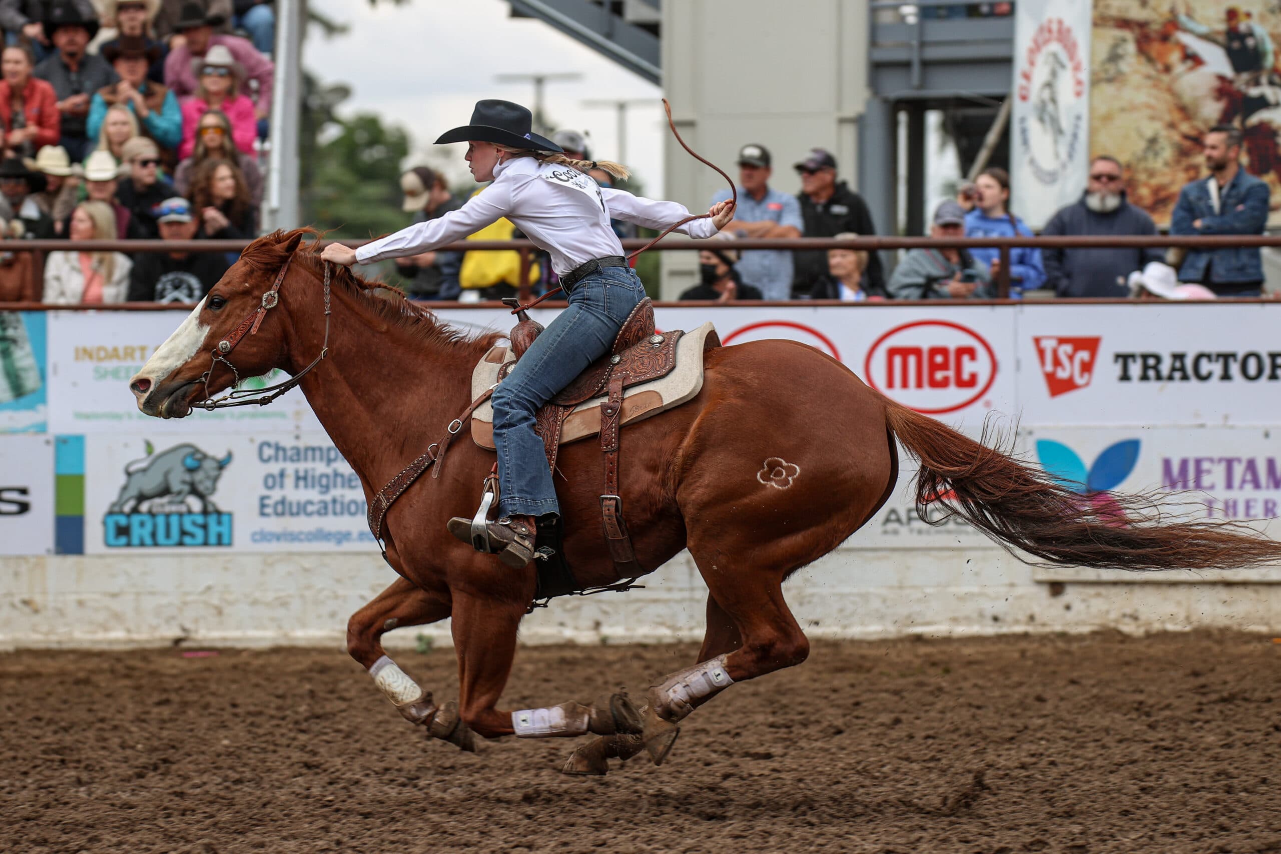 Morgan Bagnell runs home at Clovis