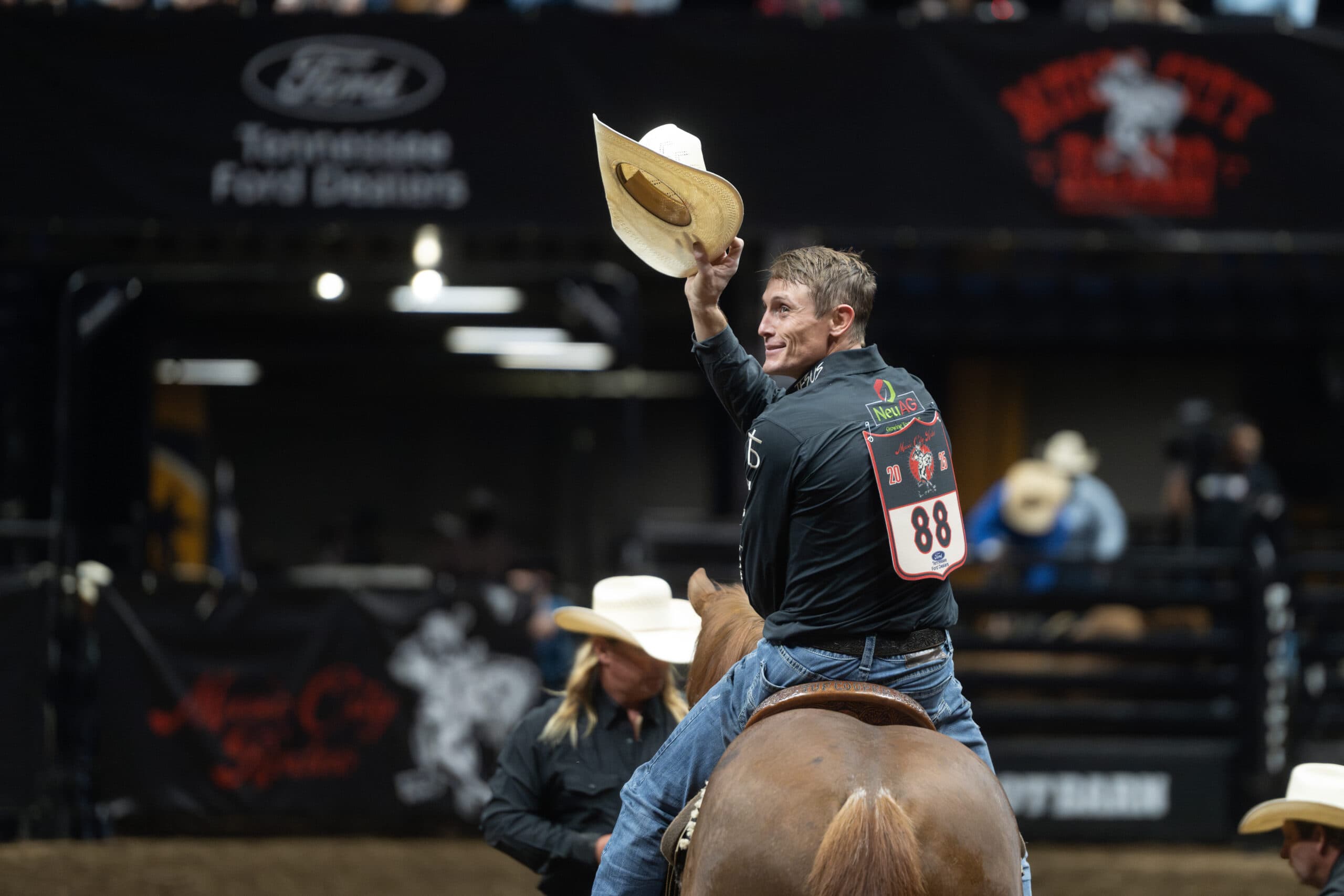 Tuf Cooper at the Music City Rodeo