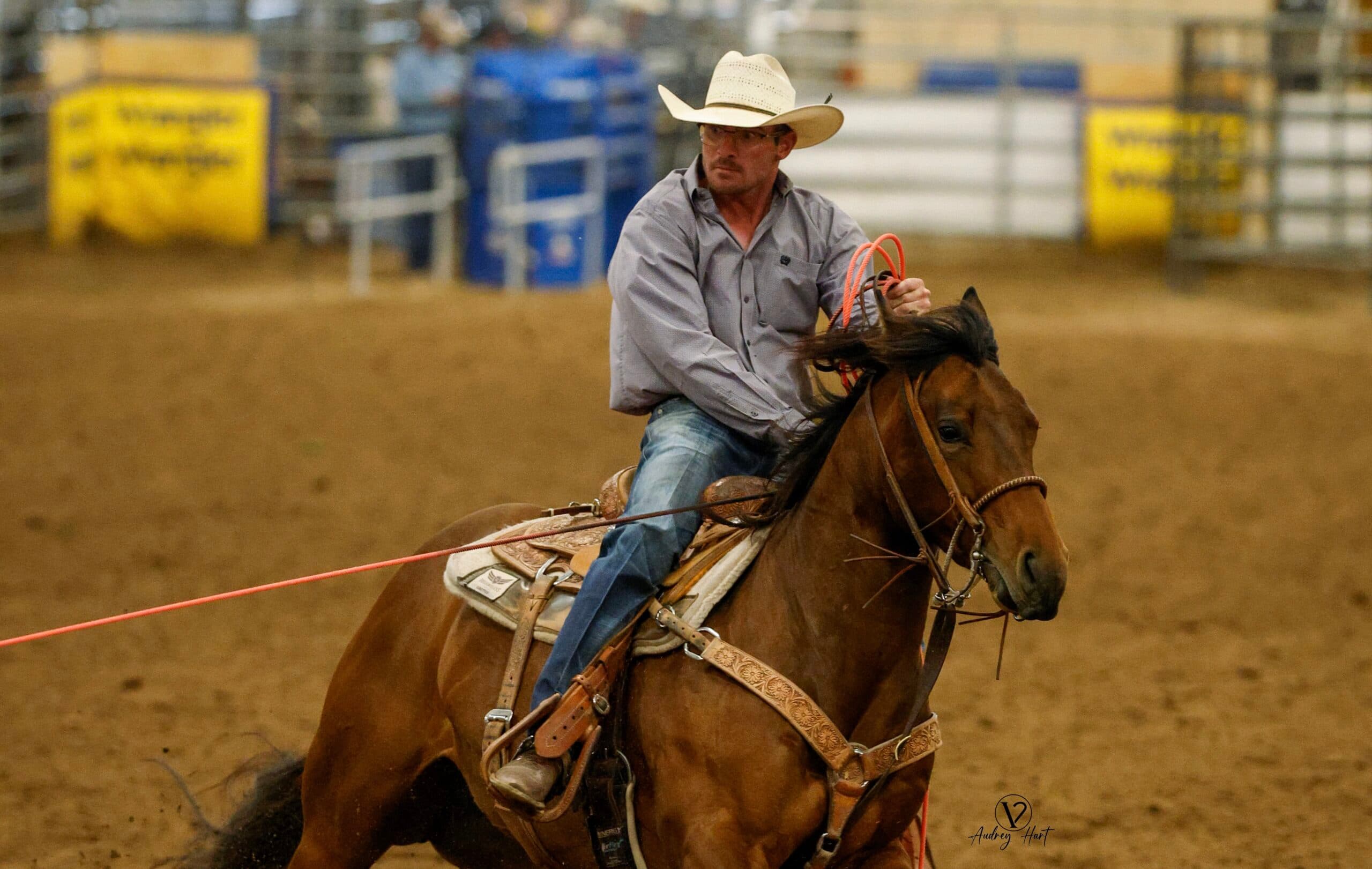 Braxton Hughes rope horse show