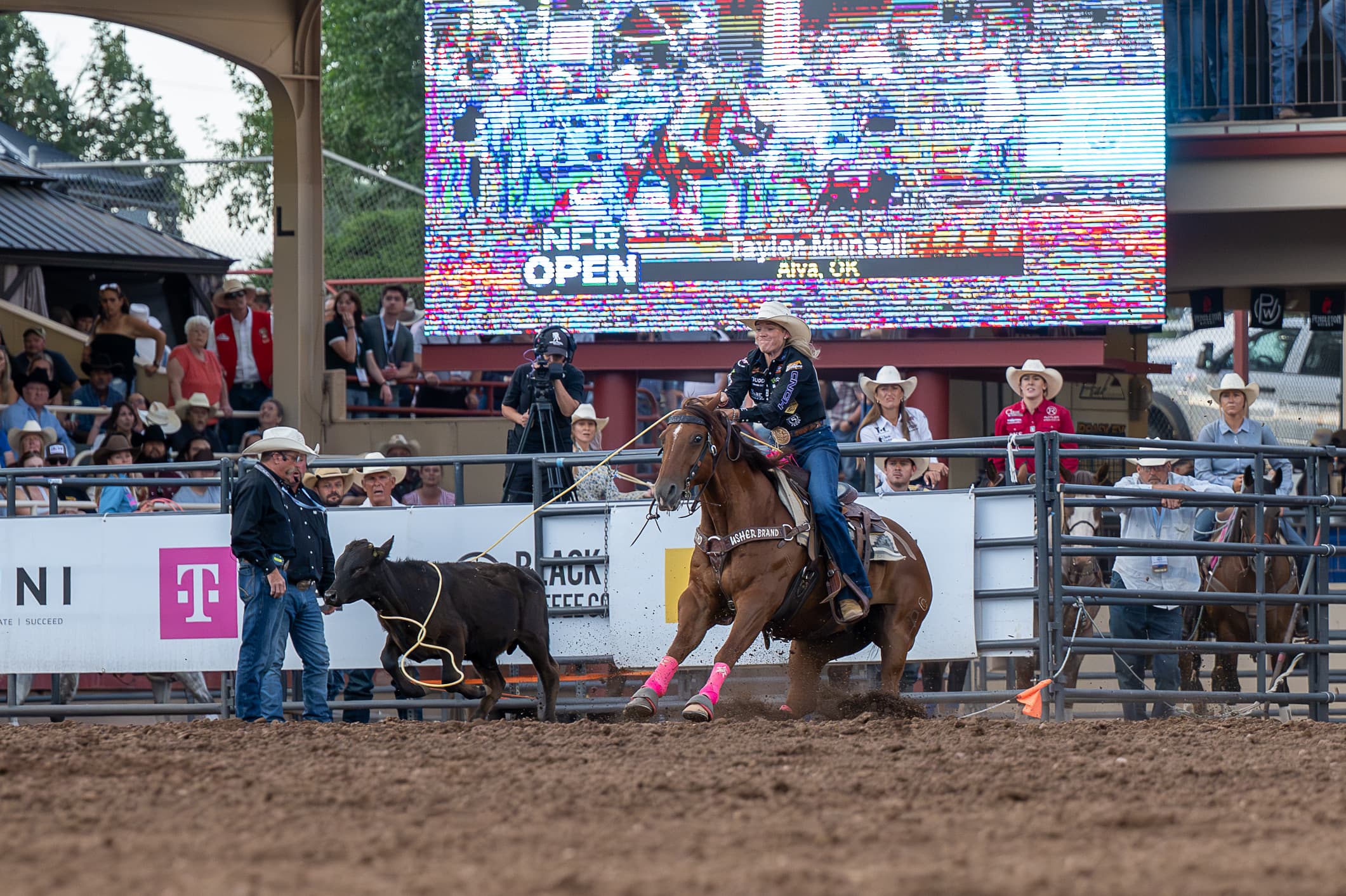 Taylor Munsell winning the NFR Open in tie-breaker