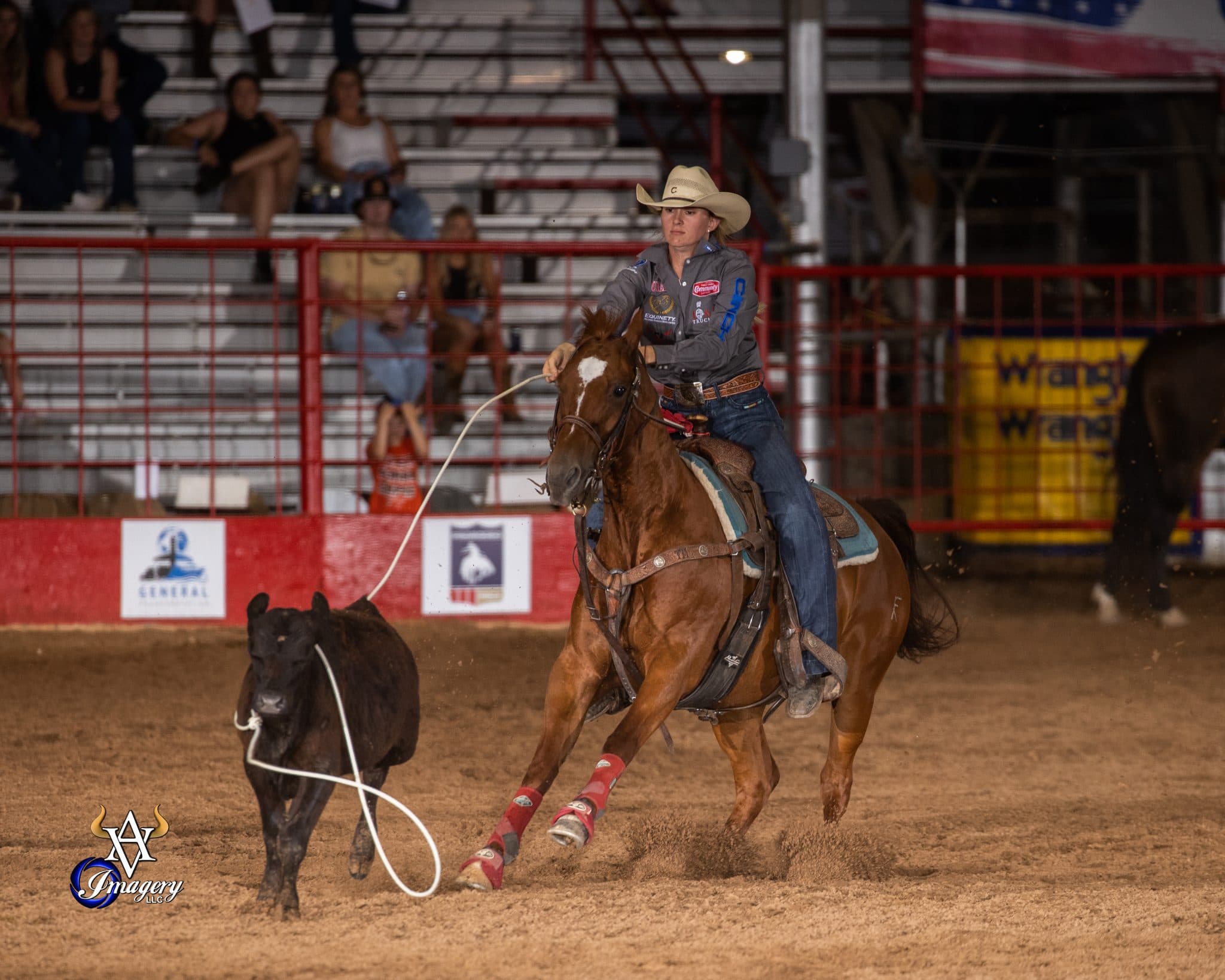 Cheyanne Guillory and Gus compete in Fort Smith, Arkansas.