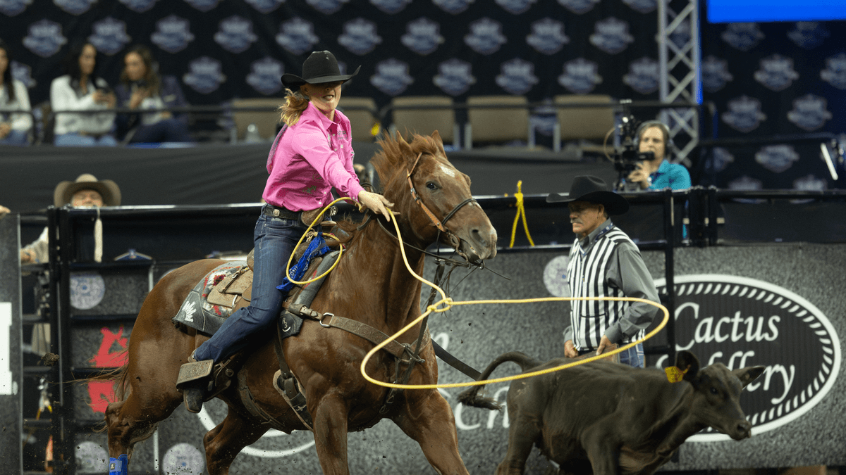Rylee George and Taylor Munsell split the Round 1 win with times of 2.7 seconds.