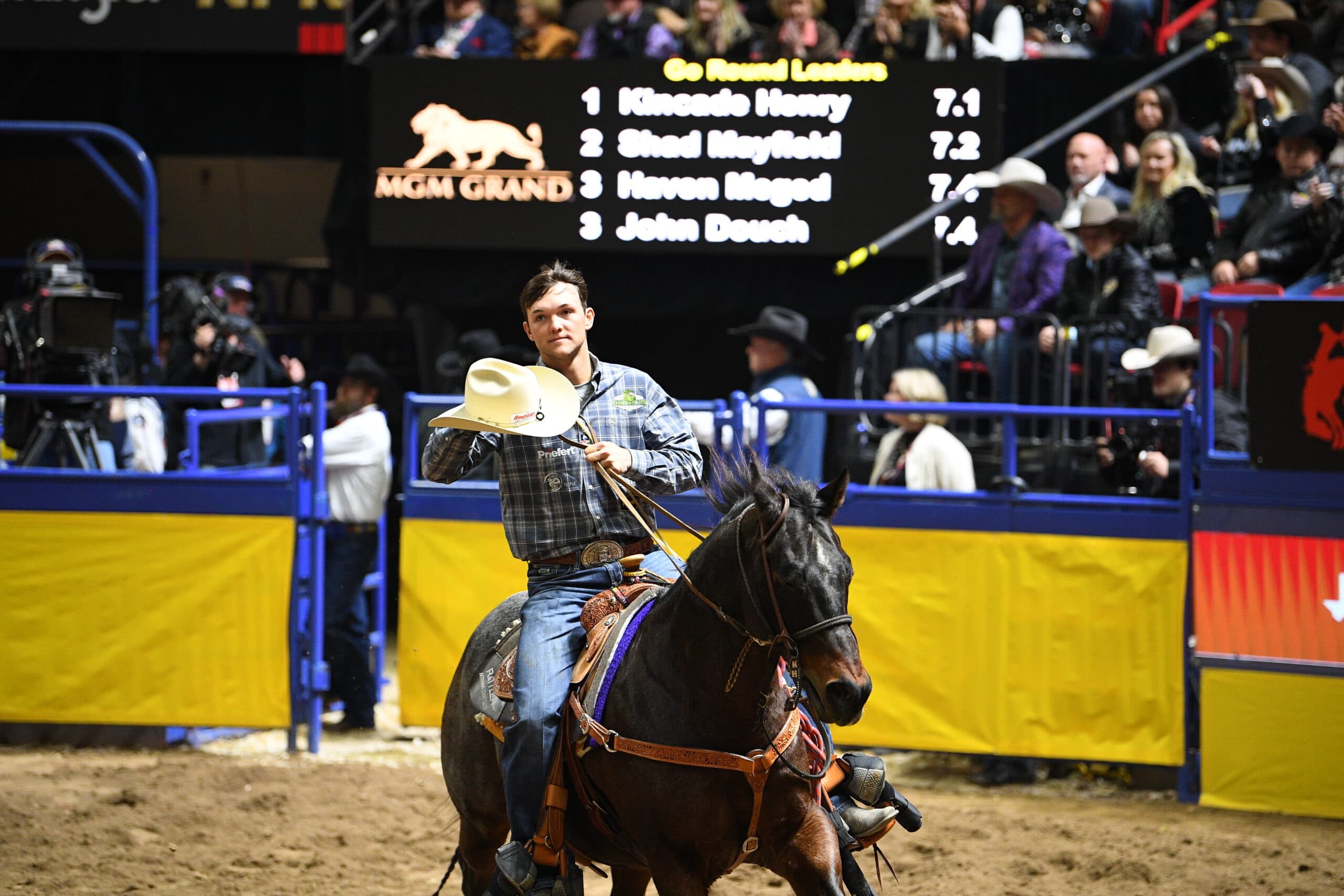 Kincade Henry and Mario take the Round 4 victory lap.