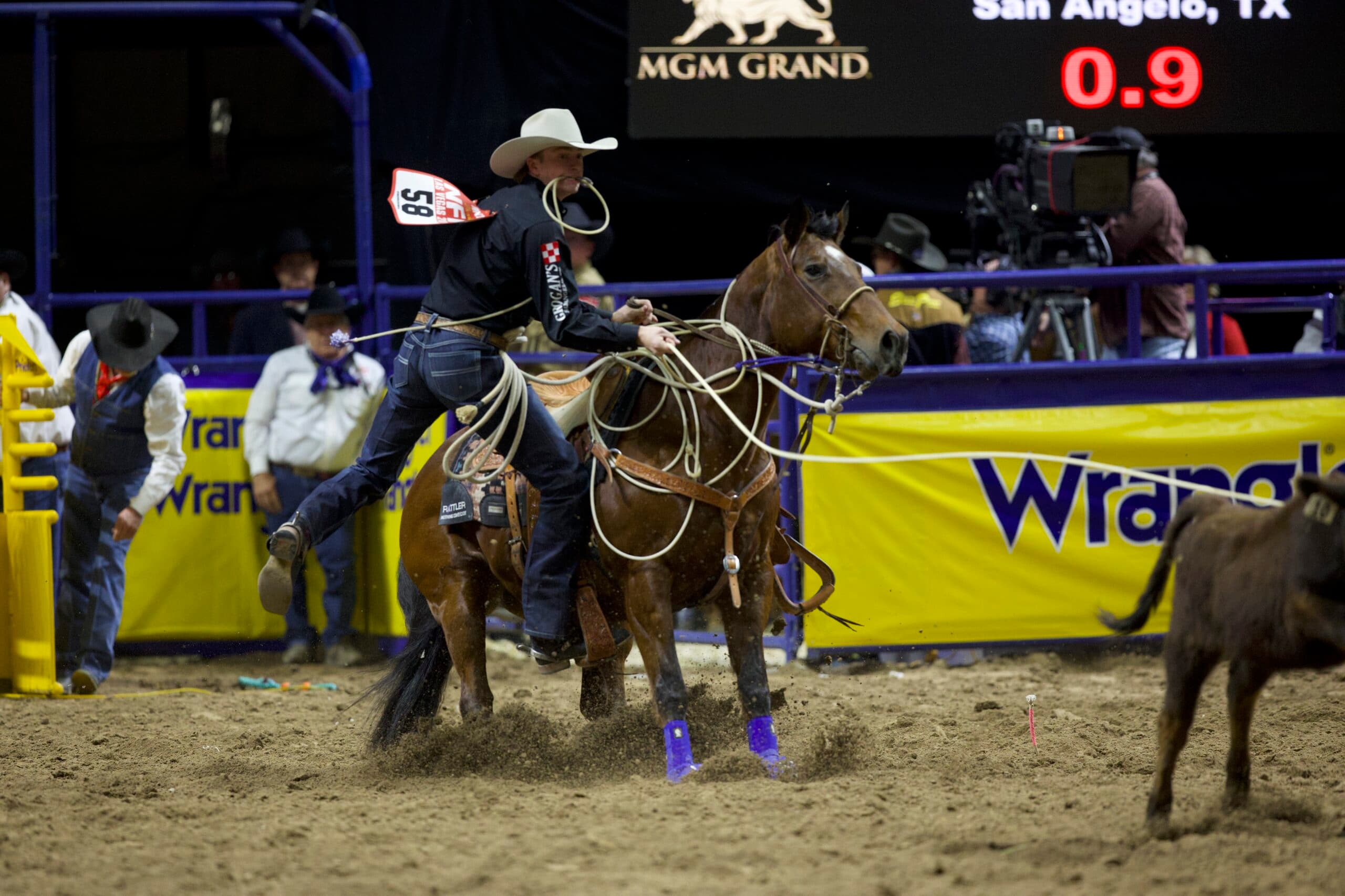Dylan Hancock tops Round 6 of the 2024 NFR with the fastest run of the week, a 6.7