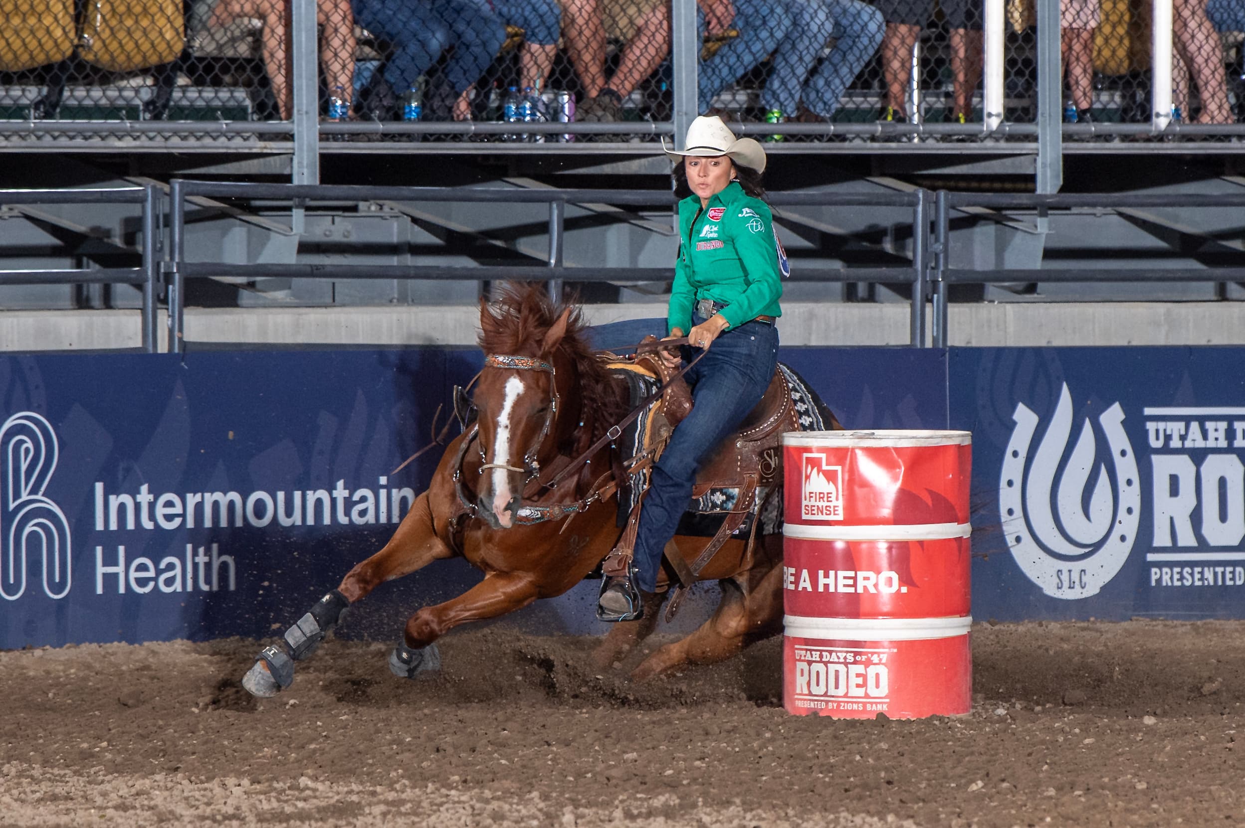 Jordon Briggs barrel racing Days of '47